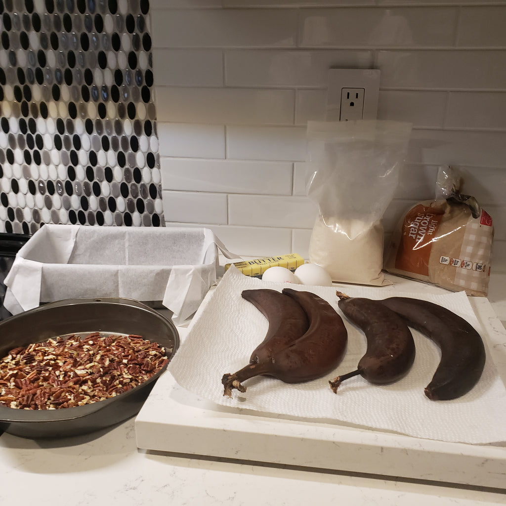 Gingerbread Banana Nut Bread from Ginger's Breadboys Gingerbread Cookie Mix