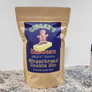 Gingerbread Cookie Mix from Ginger's Breadboys. Make cookies or a gingerbread house.